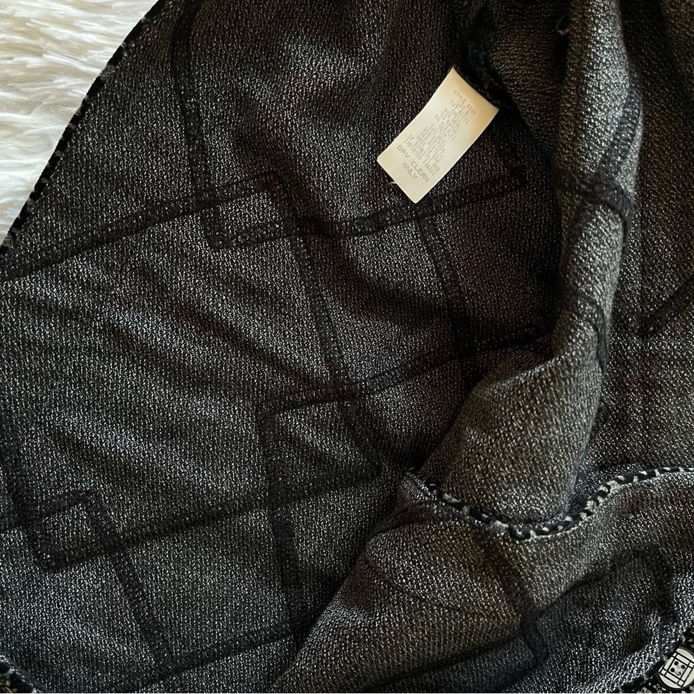 Vintage Patchwork Wool Blazer Jacket - image 4